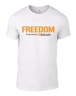 bitcoin is freedom shirt